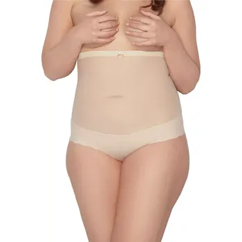 Stahovací kalhotky Dámská stahovací tanga Glam string beige - MITEX Béžová XXL