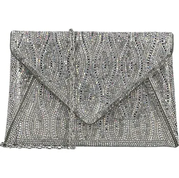 Kabelka Dámské psaníčko stříbrné - Michelle Moon Aika stříbrná