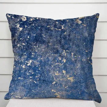 Povlak na polštářek Sametový povlak na polštář Isabela IBL-005 Gold Design královsky modrá 50x50 cm - SKLADEM