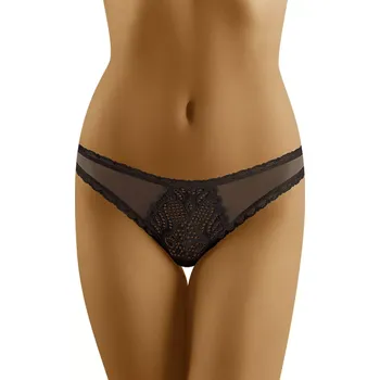 Kalhotky Dámské kalhotky Riva black - WOLBAR černá XL