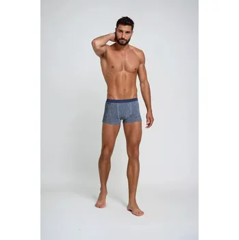 Pánská móda Boxerky Omen 38291-MLC Sada 2 kusů námořnická modrá a šedá - Henderson M