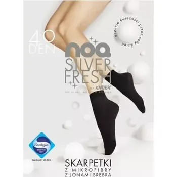 Pánské oblečení Dámské ponožky Knitex Silver Fresh 40 den nero Univerzální
