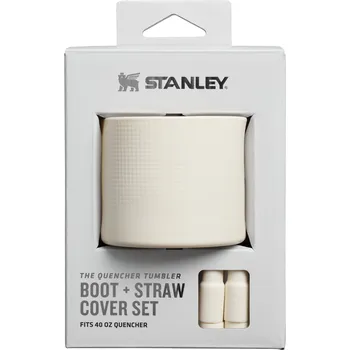Termoska STANLEY Silikonový obal dna a kryt slámky The Quencher Boot + Straw Topper 1180 ml/40oz Cream