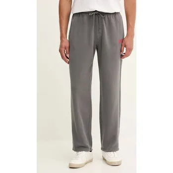 Bavlněné tepláky American Vintage MPLI05B šedá 90X, vel. XL