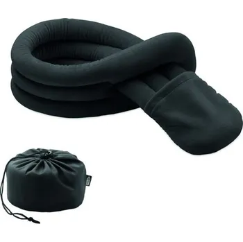 Pikniková deka Ohebný cestovní polštářek Wrap It - Černá