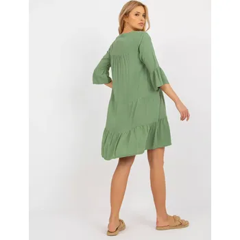 Dámské šaty Šaty D73761M30214C khaki S