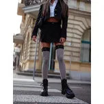 Ponožky Milena 1085 s širokou krajkou 37-41 grafit 37-41