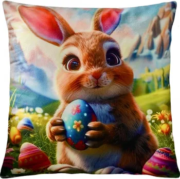 Polštář Velikonoční polštář BUNNY 45x45 cm Mybesthome Varianta: Povlak na polštář - s výplní, 45x45 cm
