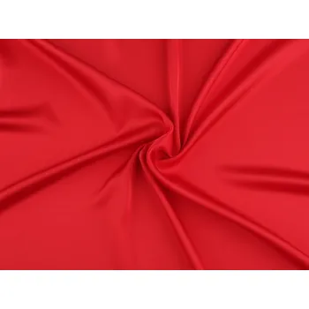 Satén Armano elastický / imitace hedvábí, střední, 7 (1) červená