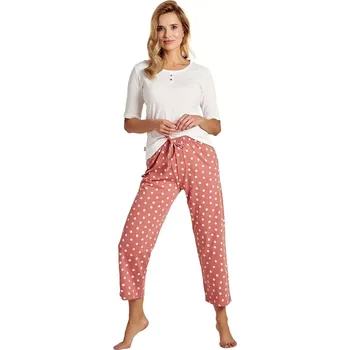 Pánské pyžamo Dámské pyžamo 3127 Paris - TARO Bílá XL