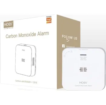 Detektor CO Chytrý detektor oxidu uhelnatého CO ZigBee Tuya 85 × 85 × 27,5 mm Bezdrátový hlásič nebezpečného oxidu uhelnatého