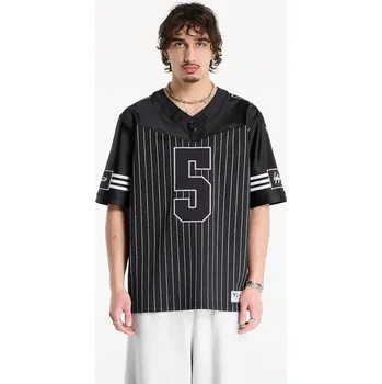 cyklistický dres Dres Y-3 Elite 5 A Football Short Sleeve Jersey Black S