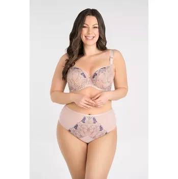 Podprsenka Měkká podprsenka Gorsenia K 831 Flower Bomb Béžová 70E