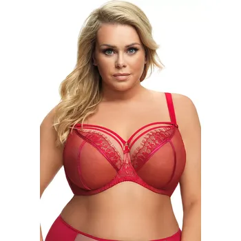 Podprsenka Gorsenia K496 Paradise barva: červená 70E