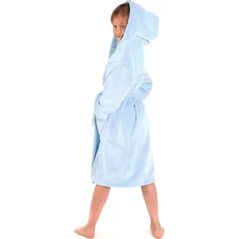 Dívčí župan Dětský župan Siena s kapucí 9156 světle modrá - Vestis dětské č. 116