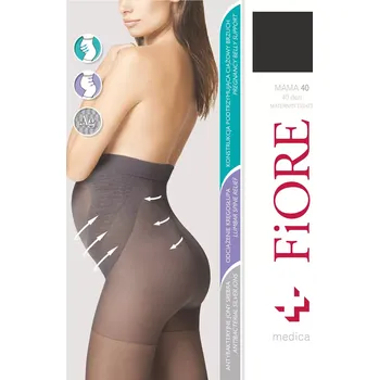 Dámské punčochy Fiore Mama 40 den M5209 barva:černá 4-L