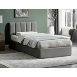 Signal Čalouněná jednolůžková postel MONTREAL VELVET 90 x 200 cm | šedá/tap.192