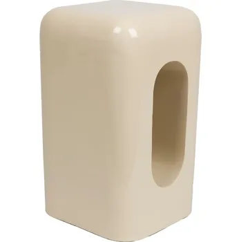 Toaletní stolek Zuiver Béžový kovový odkládací stolek CREEK 29 x 29 cm