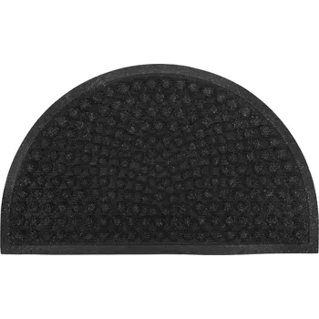 Rohožka House Doctor Rohožka Half Round Black