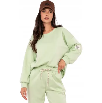 Italy Moda dámská tepláková souprava přes hlavu zelená, univerzální velikost