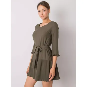 Dámské oblečení Šaty LK SK 507733.80P khaki 40