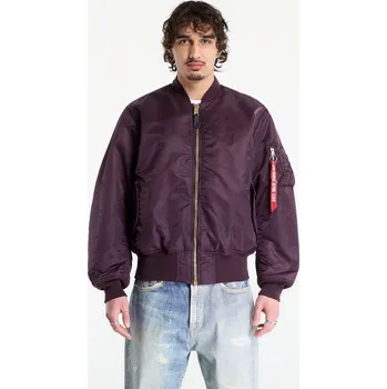 Pánská móda Bunda Alpha Industries MA-1 Heritage Bomber Plum XL