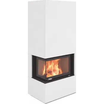 Krbová kamna Nordpeis Monaco A nízká základna levé boční prosklení