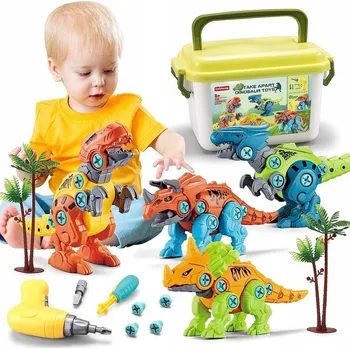 ostatní stavebnice Konstrukční sada Dinosaurus na kroucení Kostky