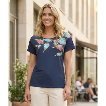 Dámské tričko Dámské triko ALTISPORT BAILA TMAVĚ MODRÁ XS