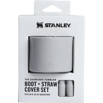Termoska STANLEY Silikonový obal dna a slámky The Quencher Boot + Straw Topper 20oz/30oz Ash