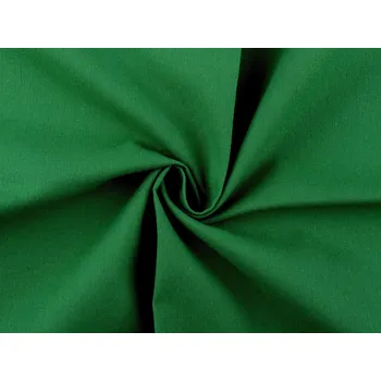 Bavlněná látka / plátno jednobarevná, střední, 27 zelená lesní