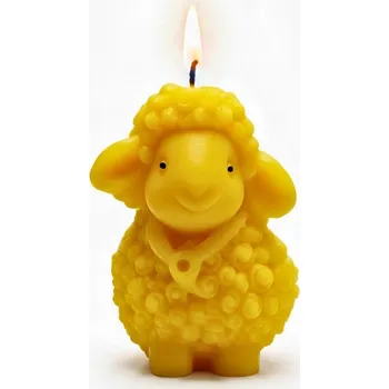 Svíčka Vonná svíčka velikonoční ovečky | 30 g | Svíčkománie3D | Barva: Žlutá