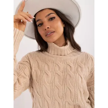 Dámský svetr Jumper AT SW 23445.00 béžový jedna velikost