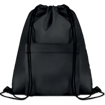 Městský batoh Velký batoh se šňůrkami Pocket shoop, černá