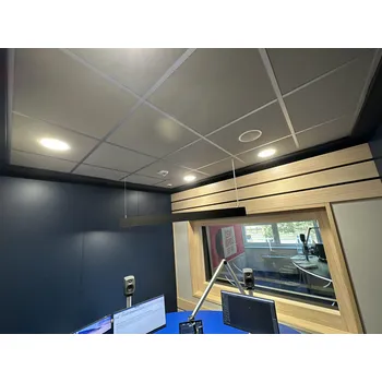 LED panel LEDSVITI Stmívatelný stříbrný kruhový vestavný LED panel 120mm 6W denní bílá