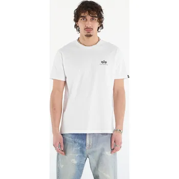 Pánské tričko Tričko Alpha Industries Heritage Backprint T-Shirt White/ Sage M
