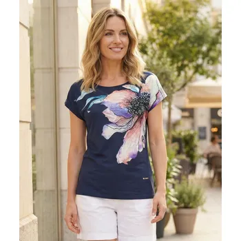 Dámské tričko Dámské triko ALTISPORT ANTONIA TMAVĚ MODRÁ S