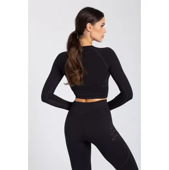 Dámský sportovní top RASHGUARD FITNESS GA černá L