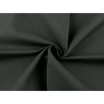 Bavlněná látka / plátno jednobarevná, střední, 47 (39) šedá ocelová