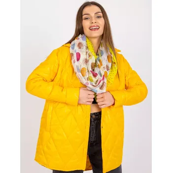 Čepice Šála-AT-CH-1801-bílo-žlutá jedna velikost