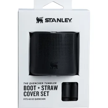 Termoska STANLEY Silikonový obal dna a kryt slámky The Quencher Boot + Straw Topper 1180 ml/40oz Black