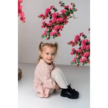 Dívčí oblečení DĚTSKÉ PROLAMOVANÉ PUNČOCHÁČE HARPER DR2425 bianco 68-74