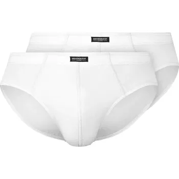 Pánská móda Pánské slipy 2 pack 1440 Basic white - HENDERSON Bílá 4XL