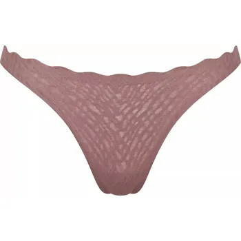 Dámské spodní prádlo Dámská tanga ZERO Feel Bliss String - BROWN - sv. hnědé 1141 - SLOGGI BROWN XXL