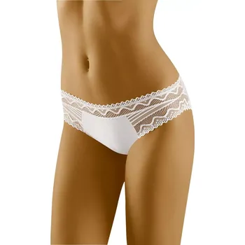 Dámské spodní prádlo Eco-Bo Bílé kalhotky - Wol-Bar XL