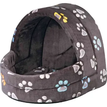 Pelíšek pro psa TRIXIE PLYŠOVÁ KUKAŇ JIMMY ŠEDÁ S TLAPKAMI 36842