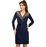 Dámský župan Jasmine Dark Blue - Donna L
