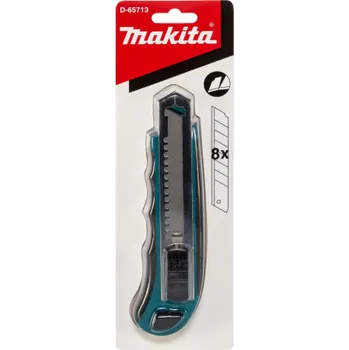 Pracovní nůž Makita Abbrechklingenmesser D-65713 (blau/schwarz, Mit 8 Abbrechklingen)
