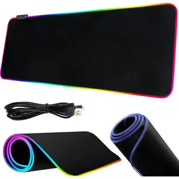 Podložka pod myš VERK GROUP Podsvícená herní podložka pro vyšší přesnost a rychlost