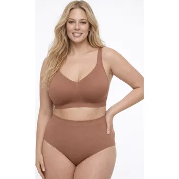Kalhotky Jemně tvarující bezešvé kalhotky, SVĚTLE HNĚDÉ Velikost: XL